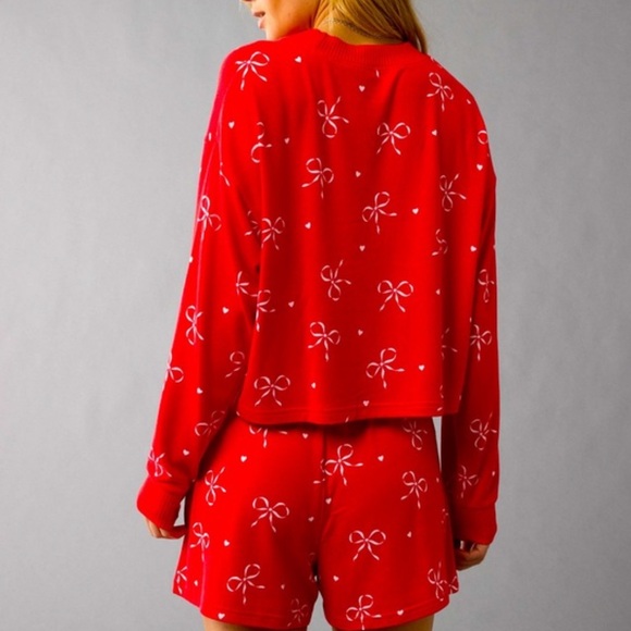 Red Bow American Eagle Pajamas - Picture 3 of 5